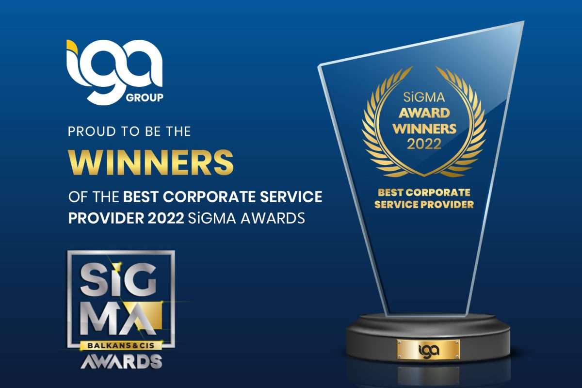 IGA Group, Sigma Awards winners, Best Corporate Service Provider of the year